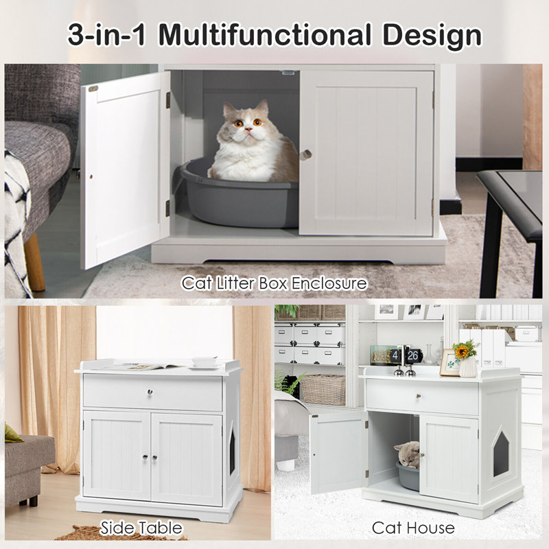 Archie & Oscar™ Minehead Cat Litter Box Enclosure & Reviews